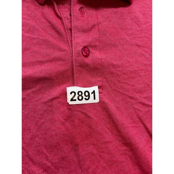 Zaxbys Polo Shirt Mens Size Medium Red Collared Short Sleeve Workwear - Picture 4 of 4